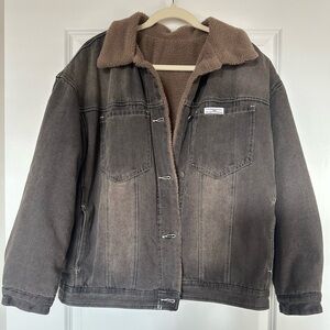 Women's Fleece Lined Denim Jacket